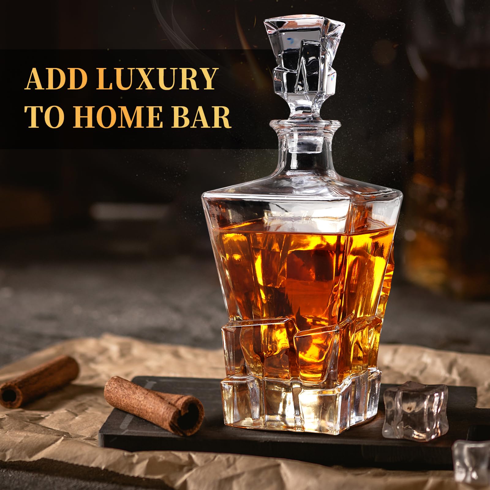 LUXULISH decanter stopper designed for a secure, stylish seal