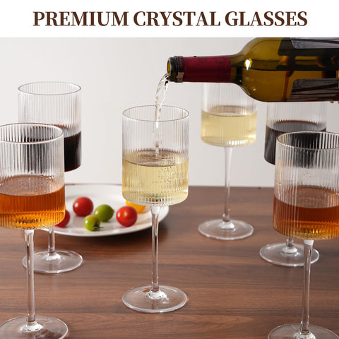 LUXULISH elegant dining glass elevates table aesthetics during meals.