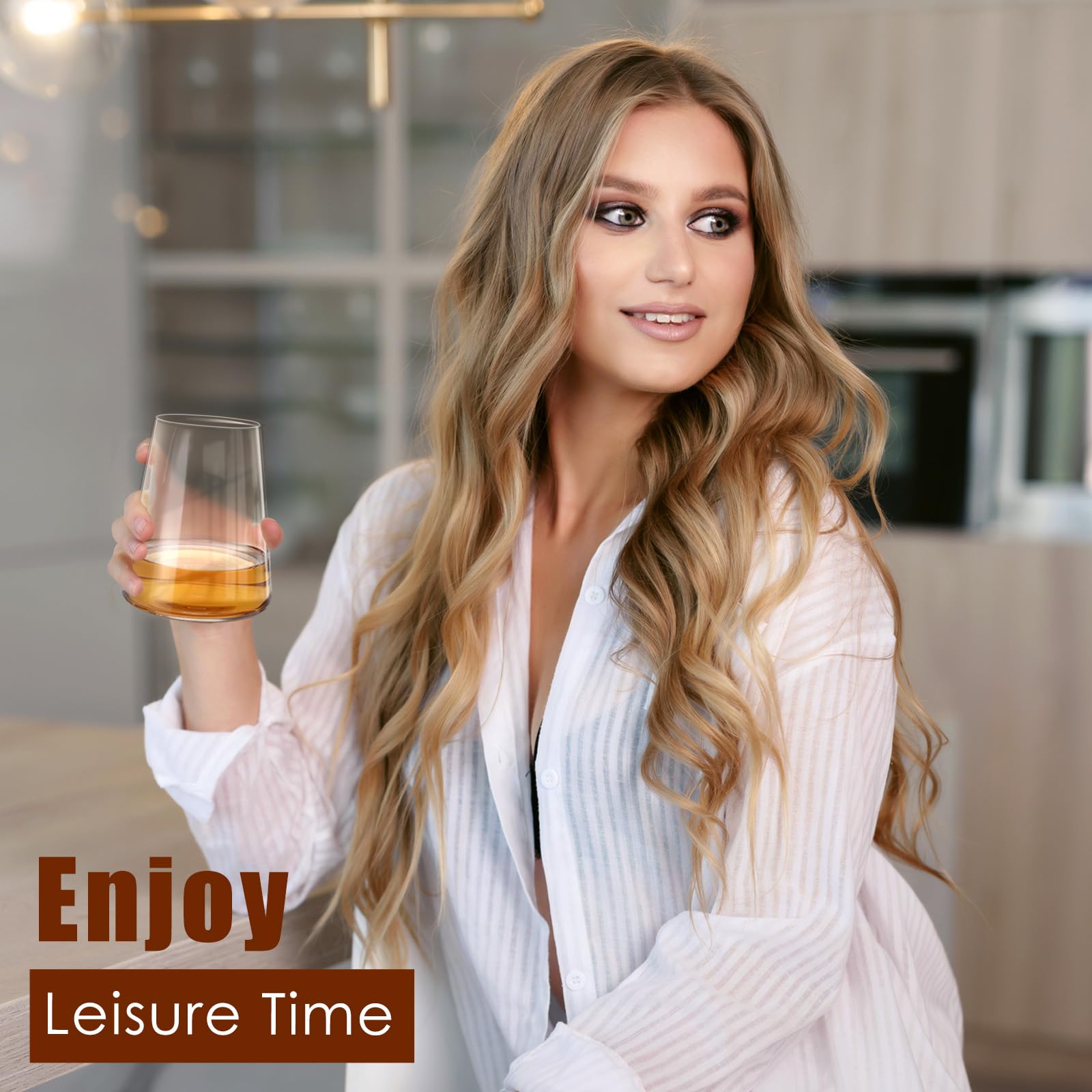 Luxulish lead-free crystal glass highlighted for safe, pure tasting experiences.
