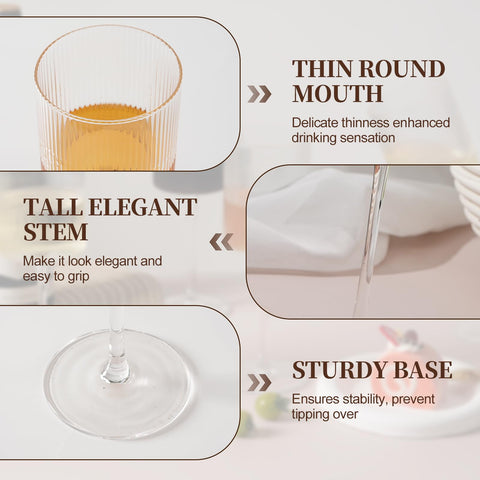 LUXULISH lead-free crystal wine glass emphasizes safety and bright clarity.