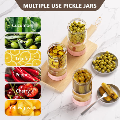 LveSunny multi-purpose storage for kimchi olives cucumbers and more