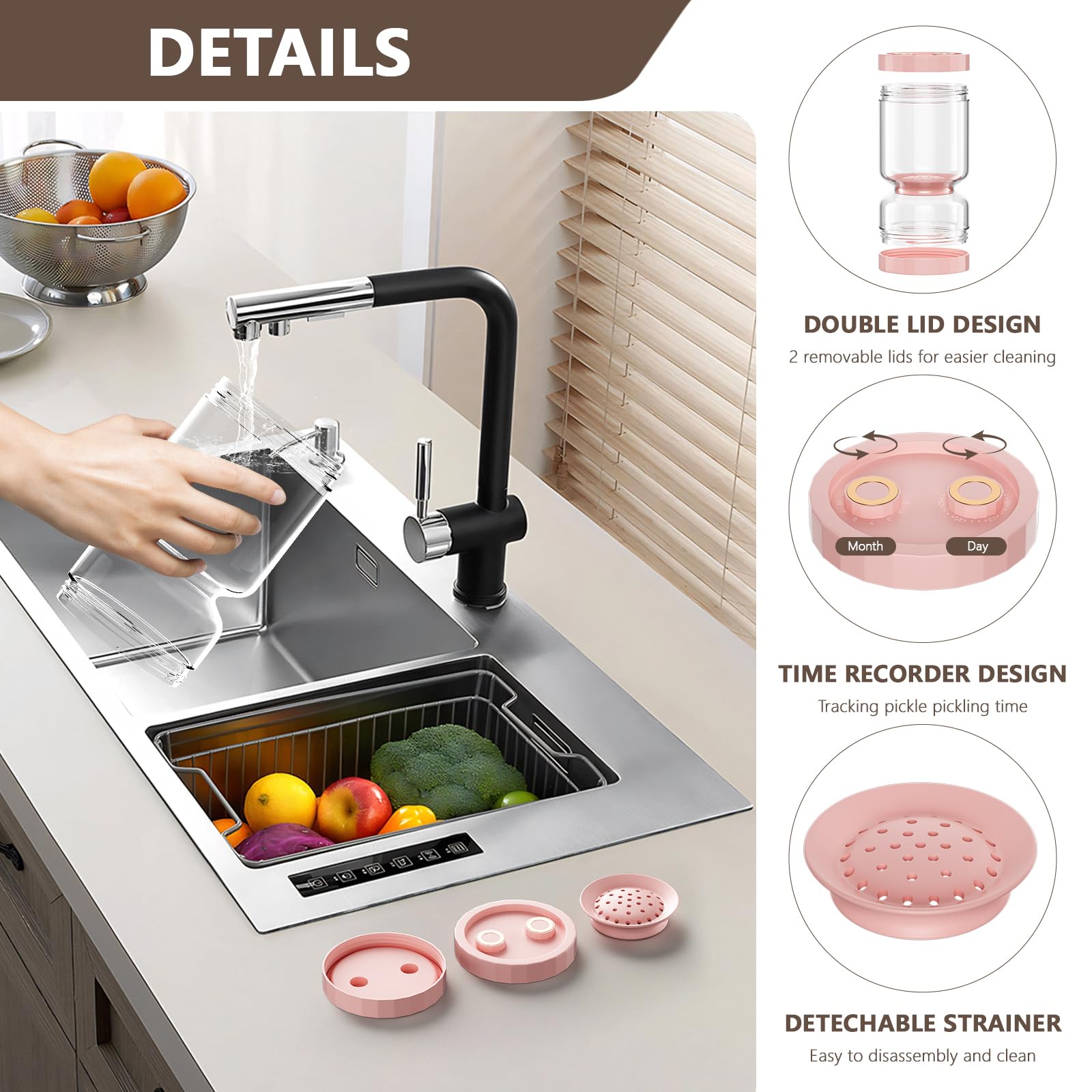 LveSunny wide-mouth design enables easy loading and cleaning