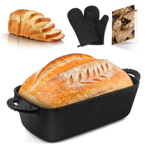 Lvmol loaf pan shows even heat distribution for bakery-quality crust