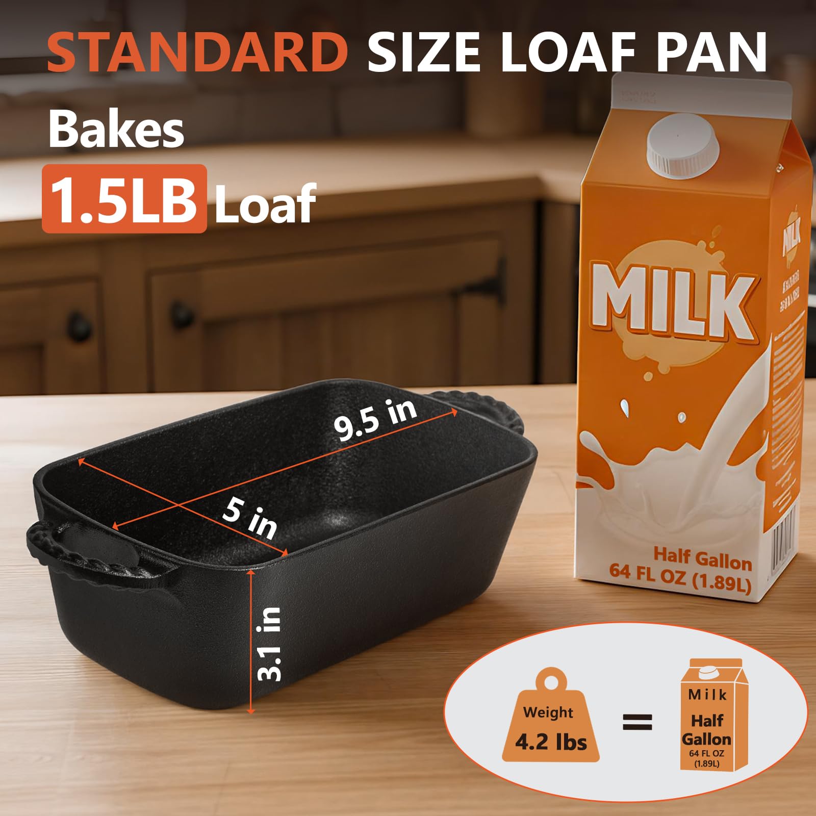 Lvmol pre-seasoned surface promotes natural non-stick release