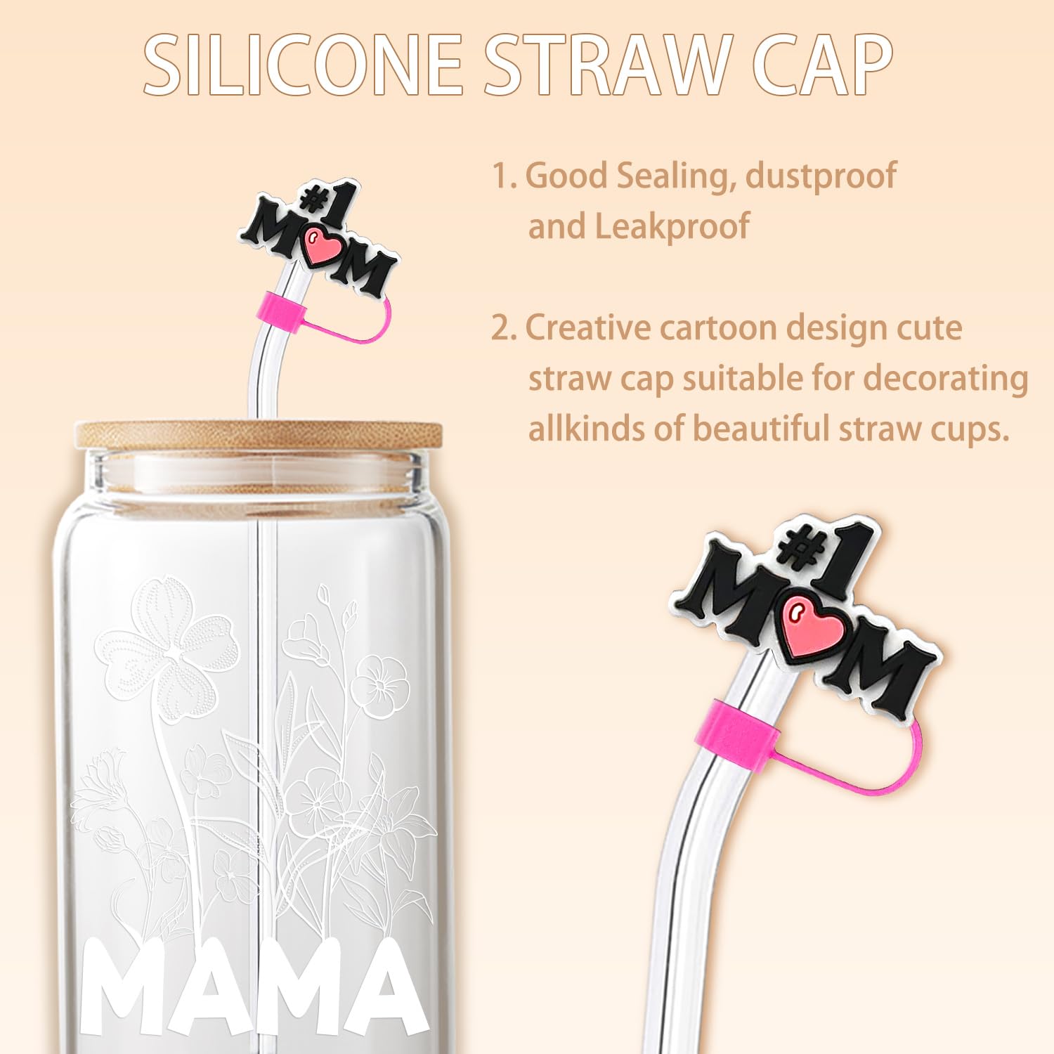 Lvoetgif stainless steel straw set supports sustainable sipping.
