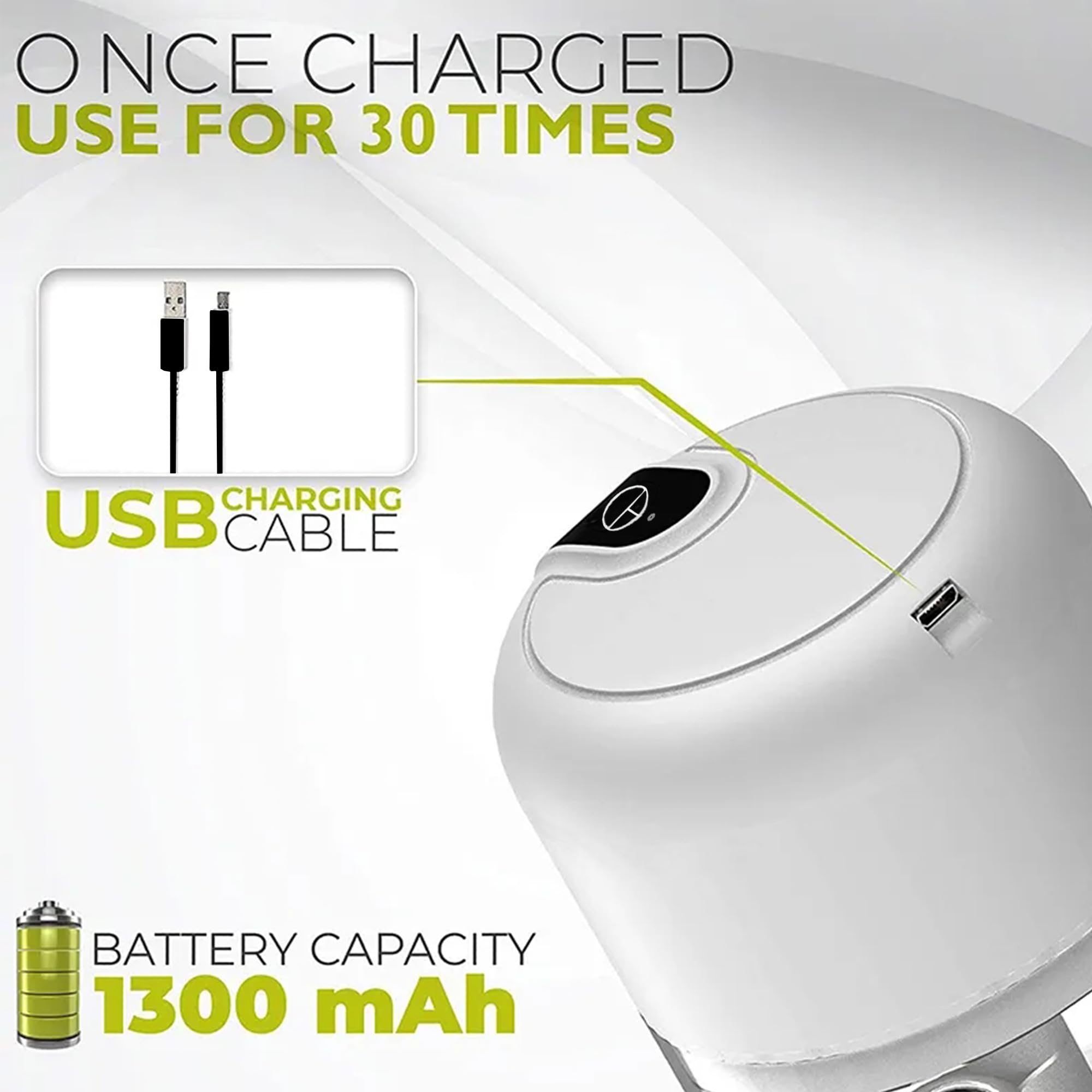 LVsenlin 350ML chopper with 3 sharp blades for quick chopping.