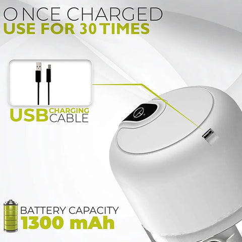 LVsenlin 350ML chopper with 3 sharp blades for quick chopping.