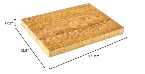 LW Handmade Larch Wood Canada board fits a busy home kitchen.