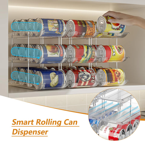 LXLXXL anti-spill guard ensures easy, spill-free can retrieval.