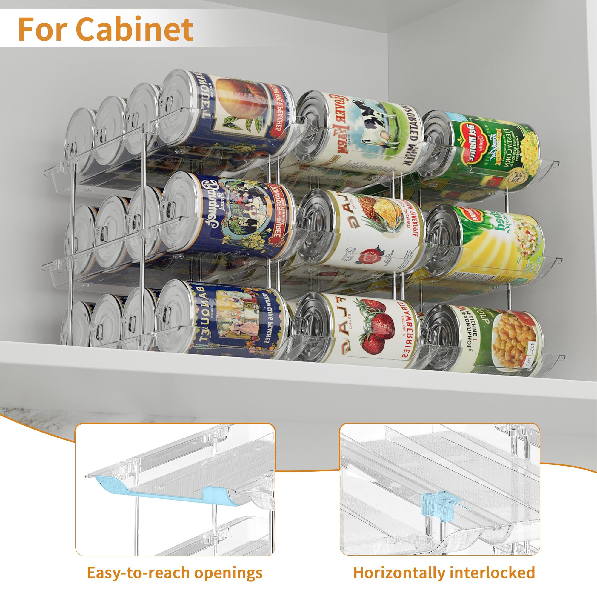LXLXXL three-tier tray configuration maximizes can capacity.