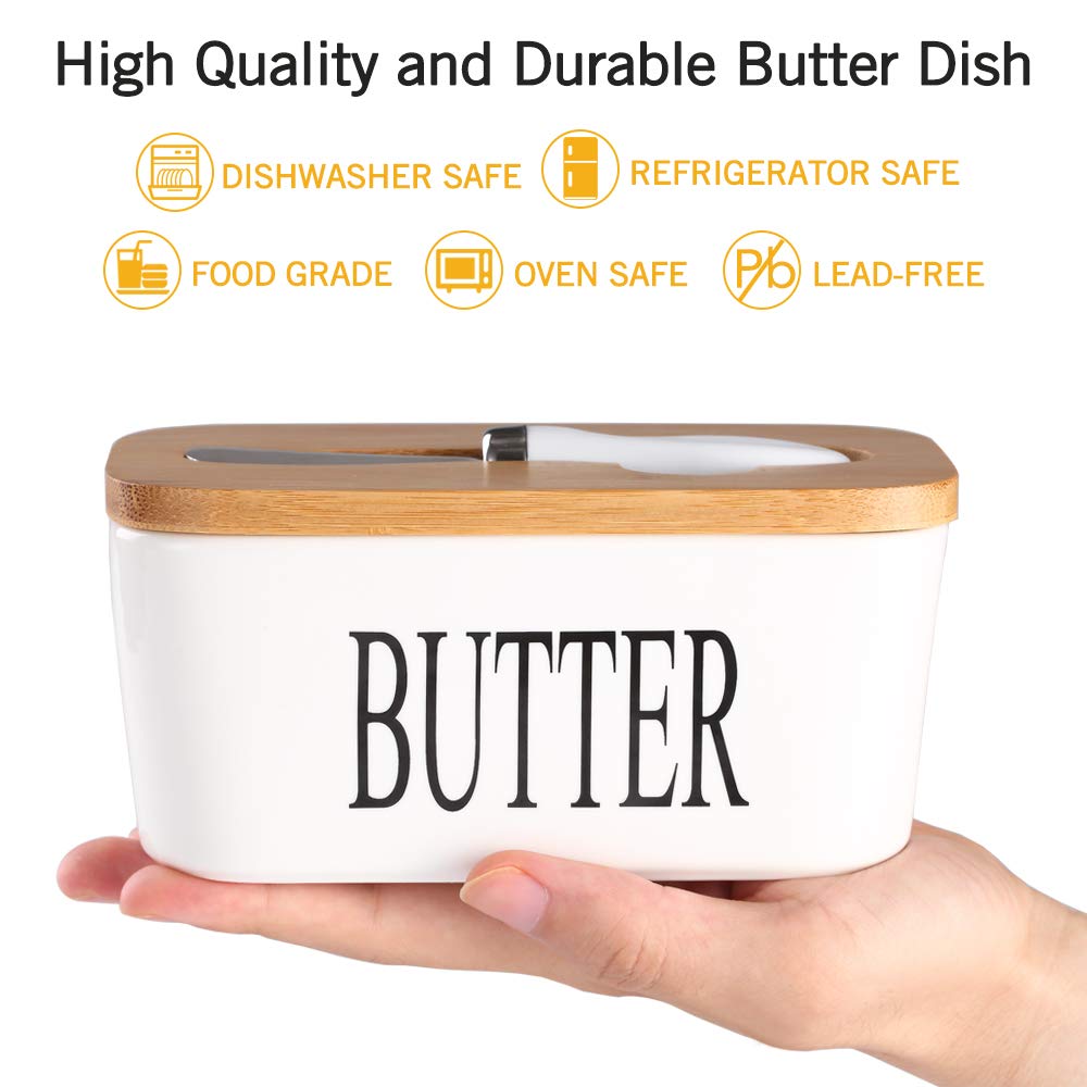Lxmons bamboo lid with sealing ring preserves freshness and blocks fridge odors.