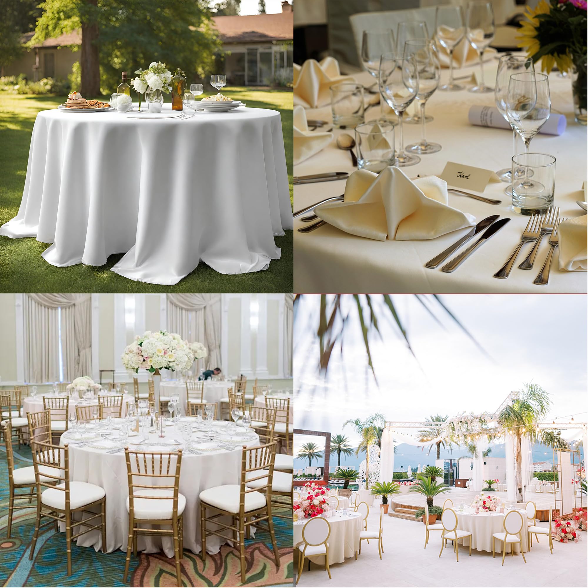 Lxztayuk banquet or restaurant tablecloth for catering events