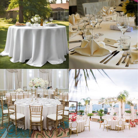 Lxztayuk banquet or restaurant tablecloth for catering events