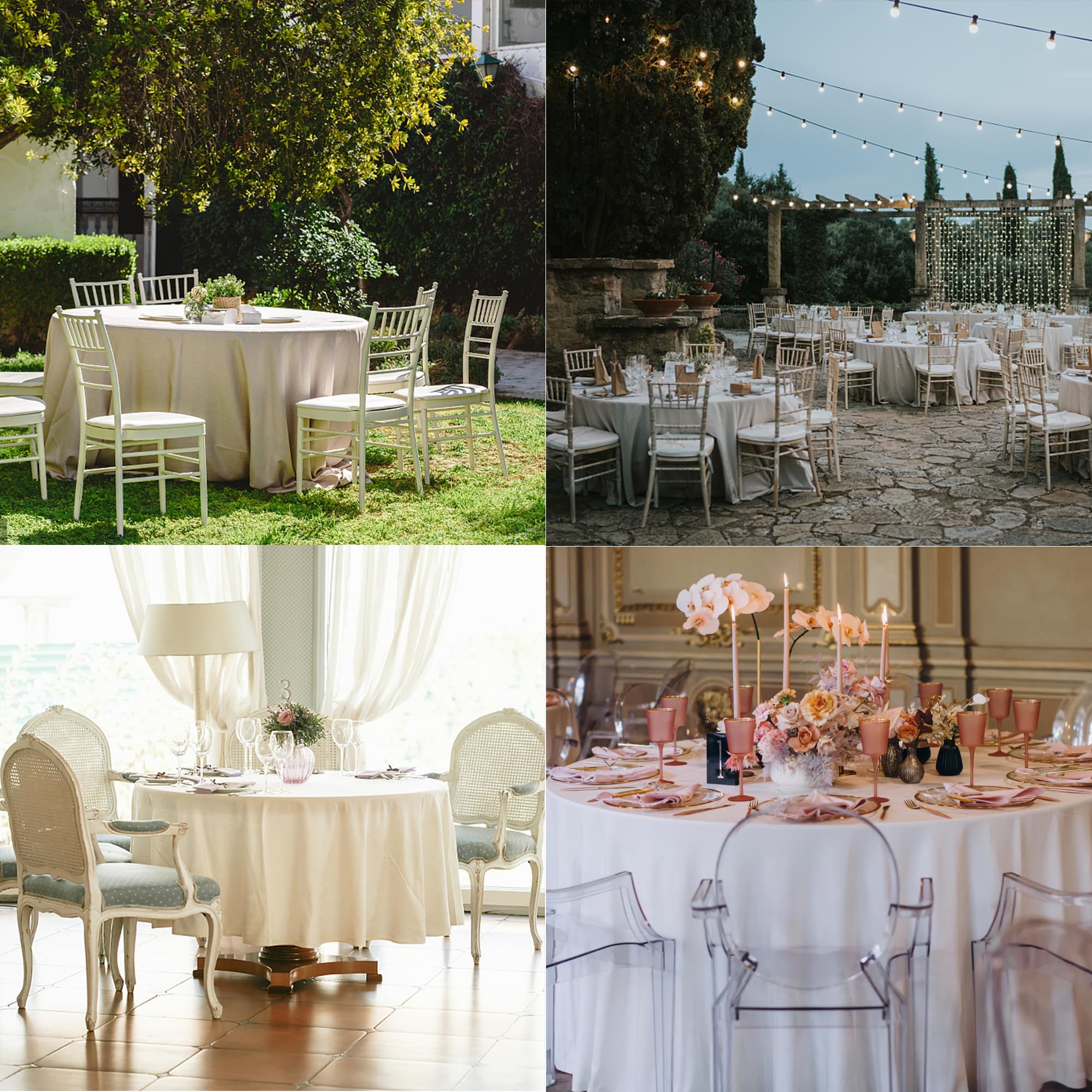 Lxztayuk machine washable tablecloth, low-heat dry and iron-ready