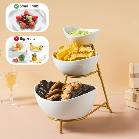 LYEOBOH foldable gold stand enables space-saving setup.