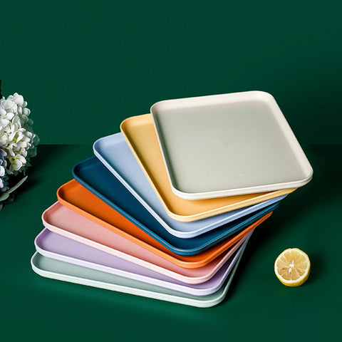 Lyellfe 15x10 inch tray perfect for snacks, desserts, and meals.