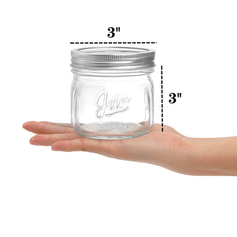 Lyellfe airtight silver lids ensuring a secure seal for every jar
