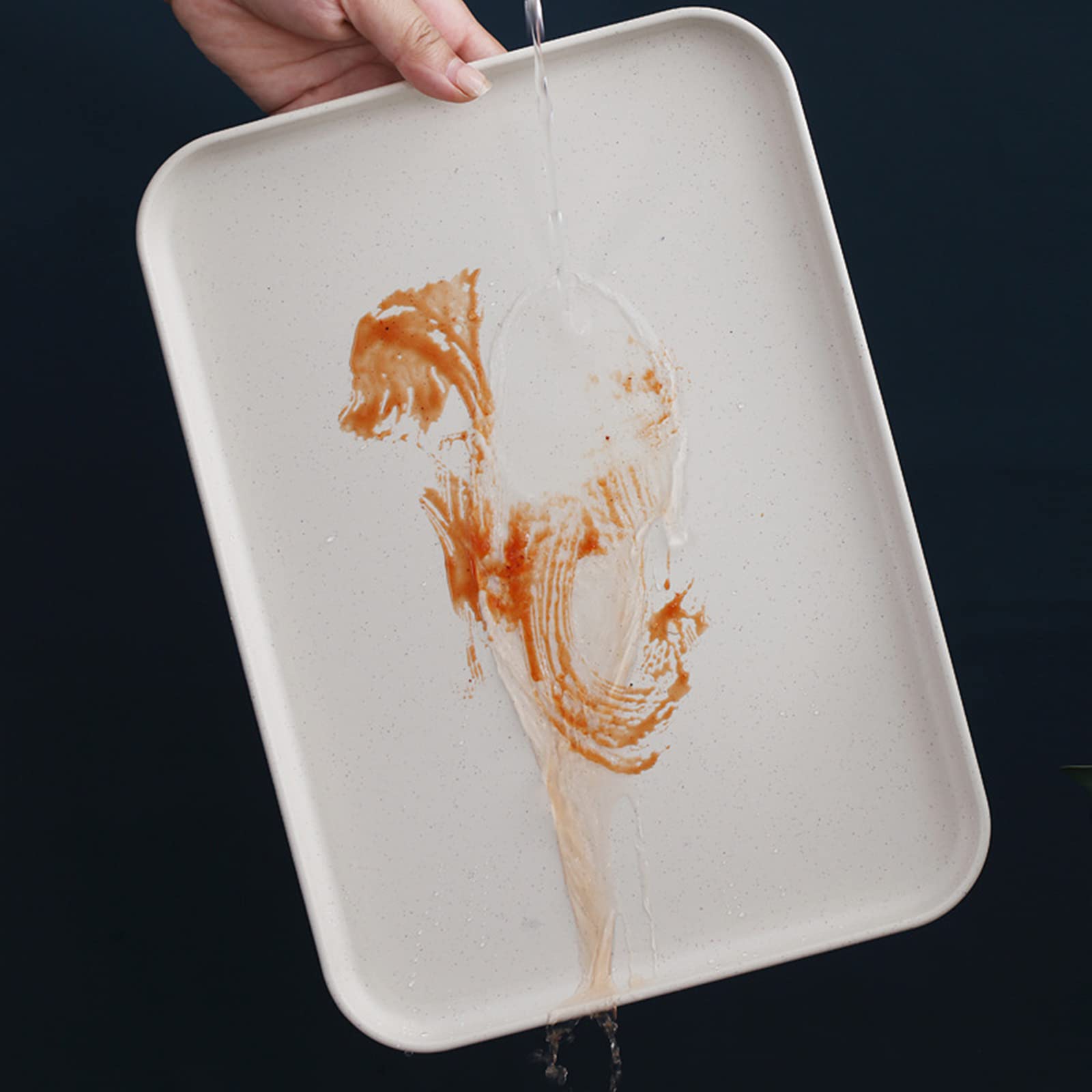 Lyellfe BPA-free tray for safe, non-toxic dining in restaurants.