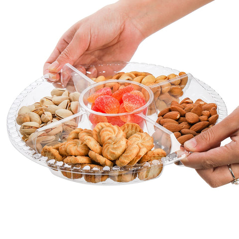 Lyellfe BPA-free PET plastic tray, durable for fridge and daily use.