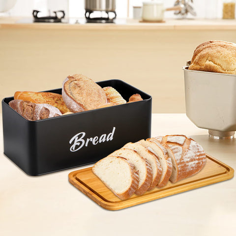 Lyellfe bread container suits pantry and freezer storage while keeping freshness.