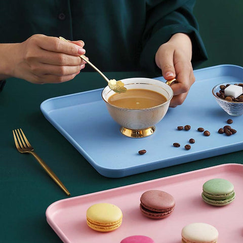 Lyellfe colorful-set trays suitable for delis, cafes, and catered events.