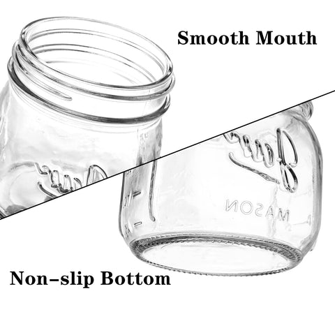 Lyellfe clear glass jar showing contents at a glance