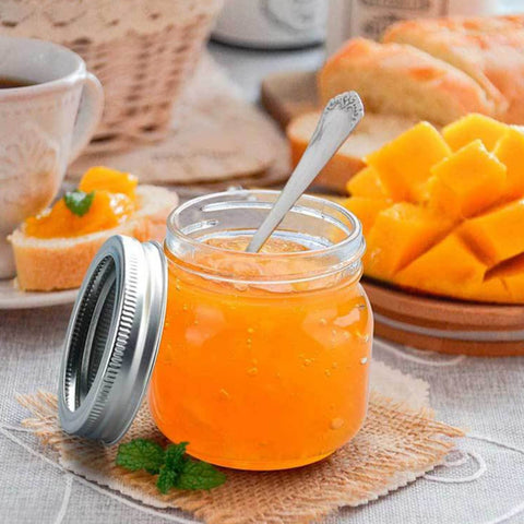 Lyellfe dishwasher-safe glass jar for easy cleanup.