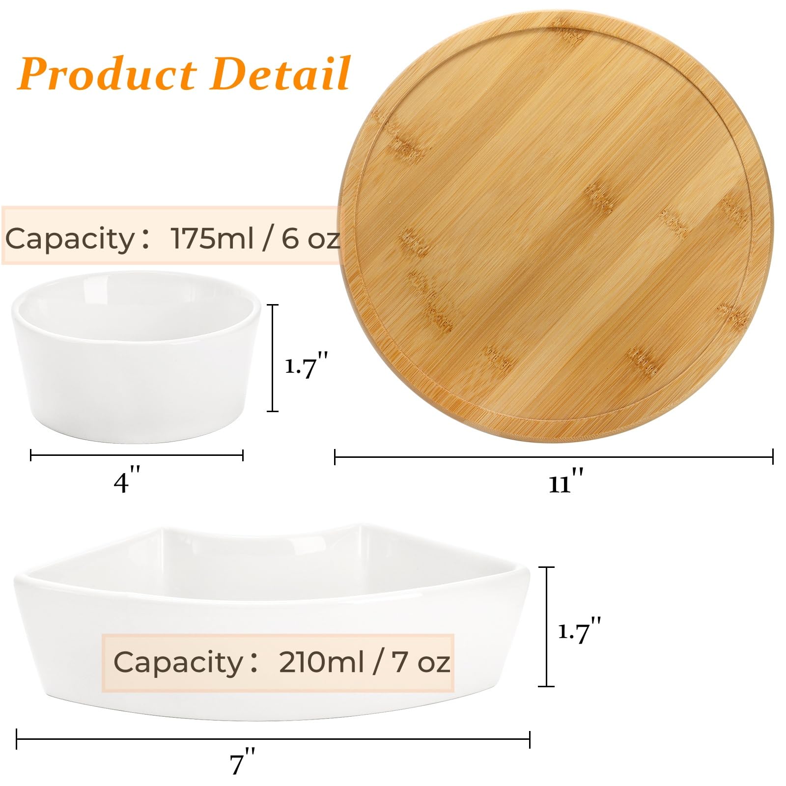 Lyellfe divided dish five compartments for organized snack display