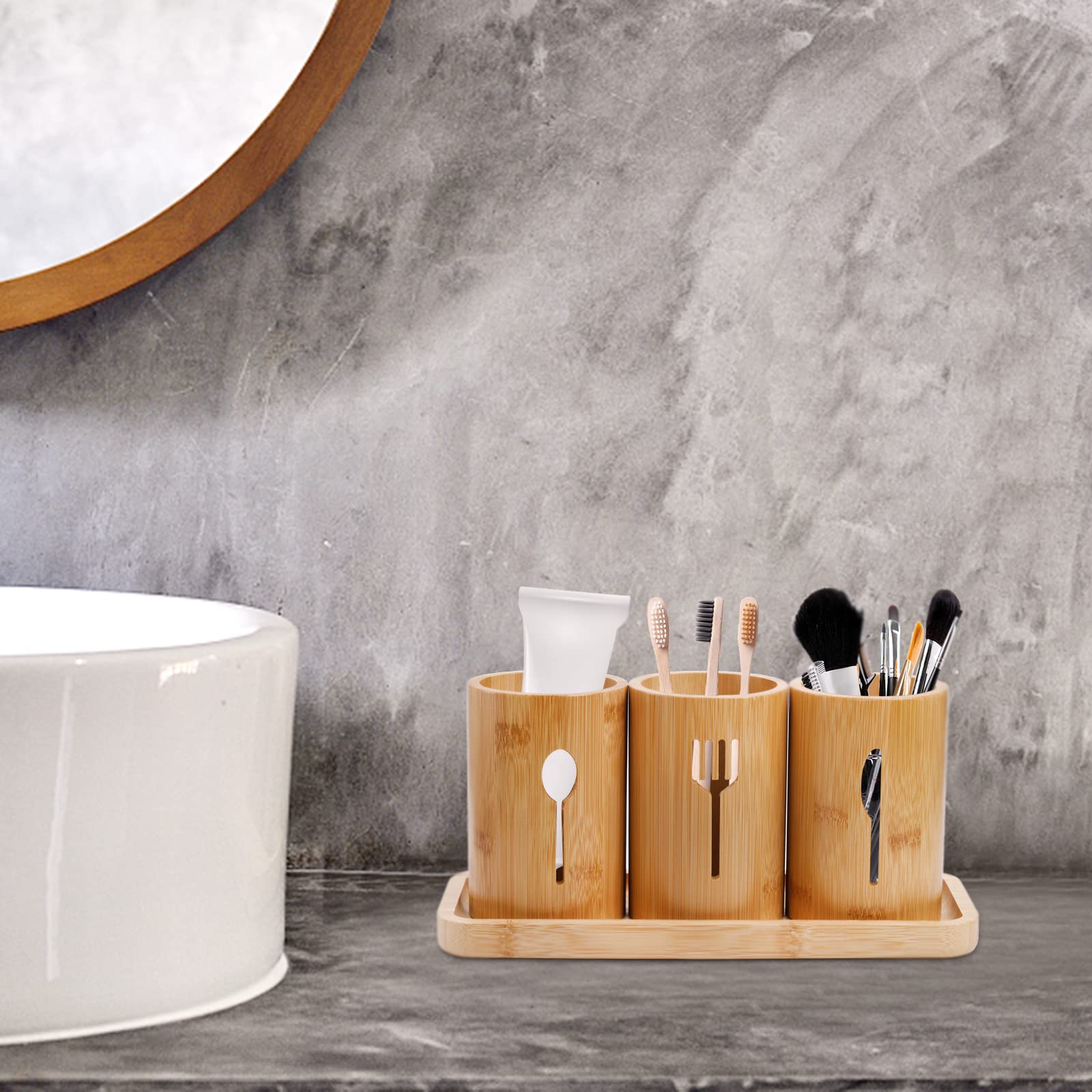 Durable bamboo construction from Lyellfe blends rustic charm with everyday organization.