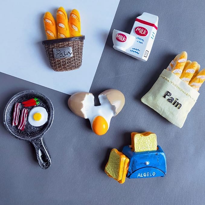 Lyellfe fridge magnets display notes and photos on a kitchen board