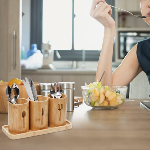 Lyellfe kitchen organizer suitable for utensils, pens, makeup brushes, and more.