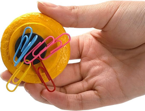 Lyellfe magnets with strong backing hold reminders securely on metal surfaces