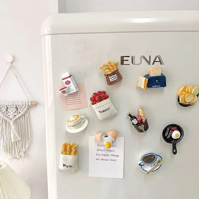 Lyellfe variety designs fridge magnets add playful charm to workspace