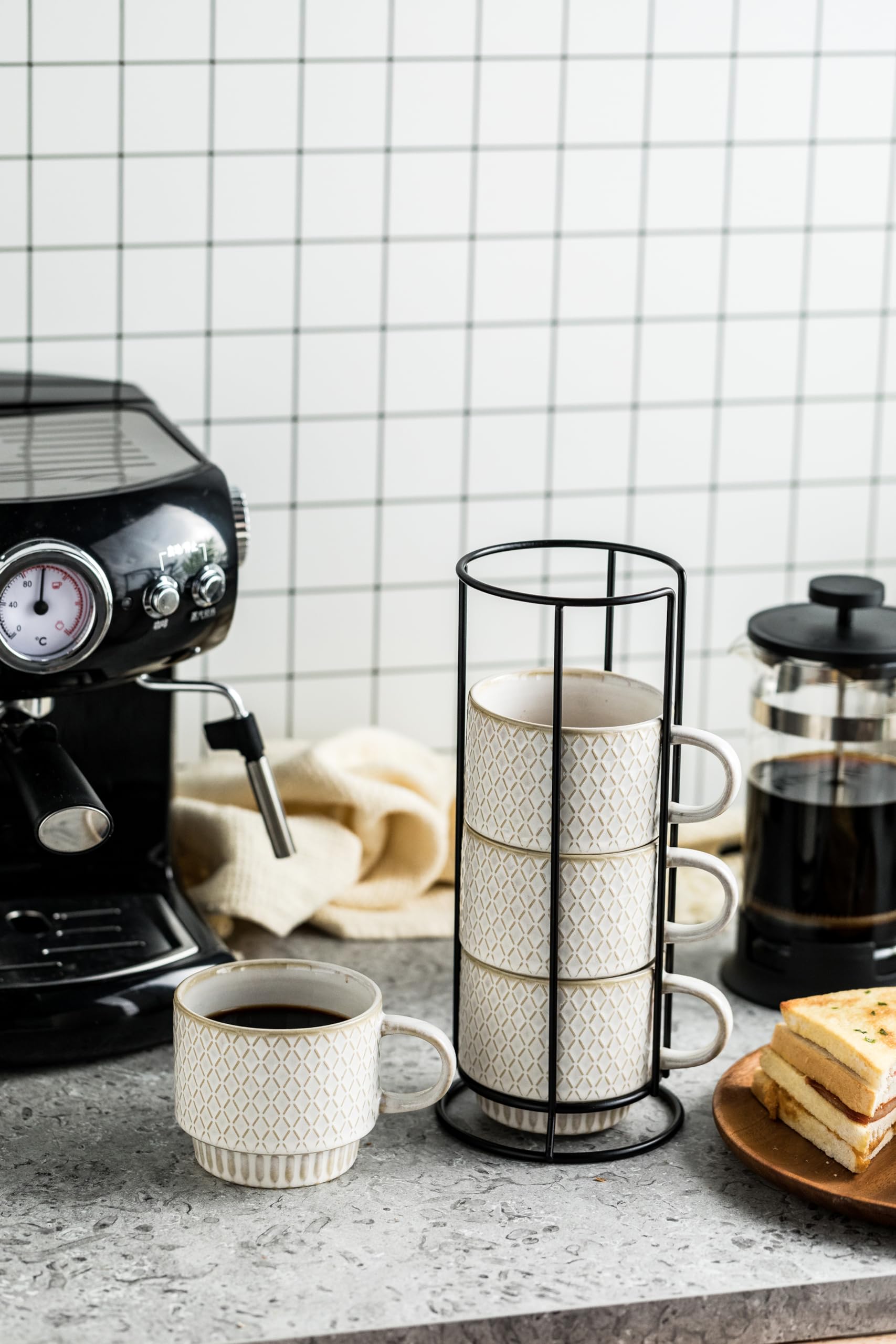 LYEOBOH elegant gift-ready mug set for housewarmings or weddings