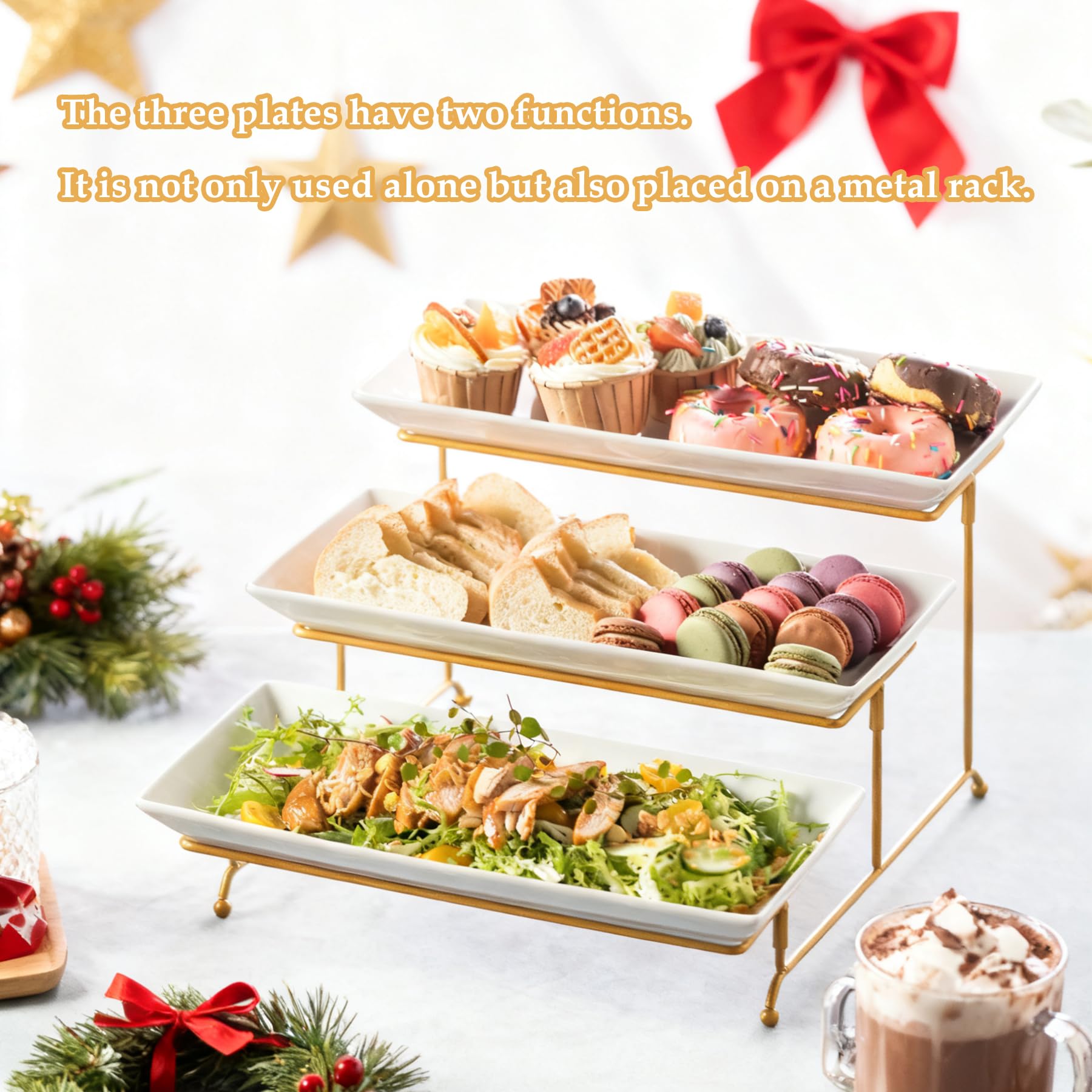 LYEOBOH wedding buffet display in elegant white
