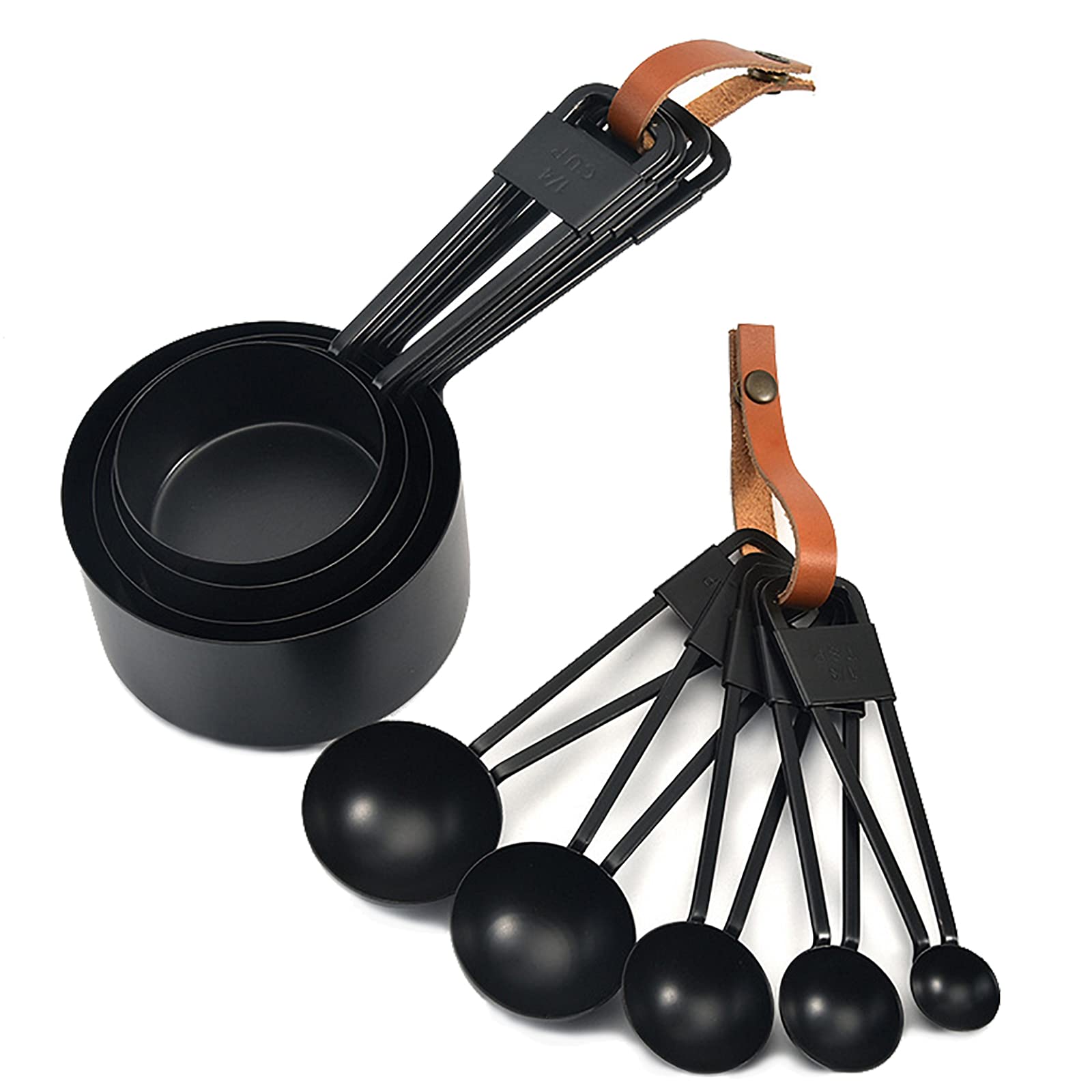 LYFJXX nesting cups and spoons demonstrate compact storage in a drawer