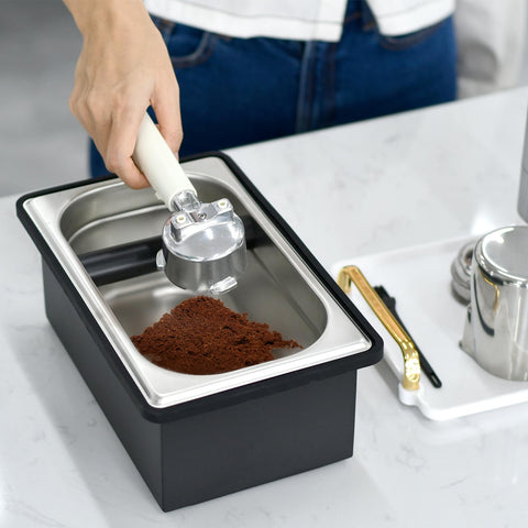 LYHLYA deep-bowl interior offering larger capacity for used grounds