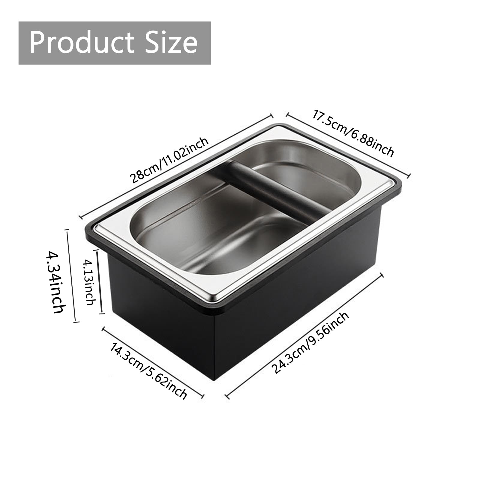 LYHLYA knock box shows silicone protection pads to shield countertops
