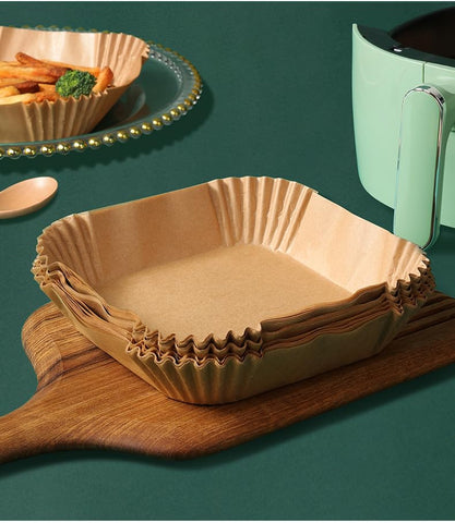 LYHOLKEER nonstick parchment liners for quick meals and easy removal
