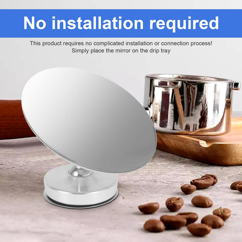 LYIYEYAN Espresso Shot Mirror drift-free stability during busy pours