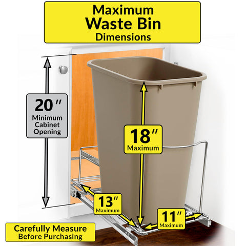 Adjustable-bin fit setup shows versatile container compatibility.