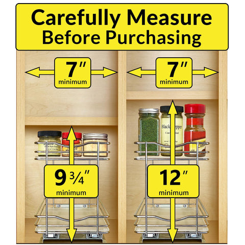 Easy Mount design installs in minutes with back-of-cabinet screws.