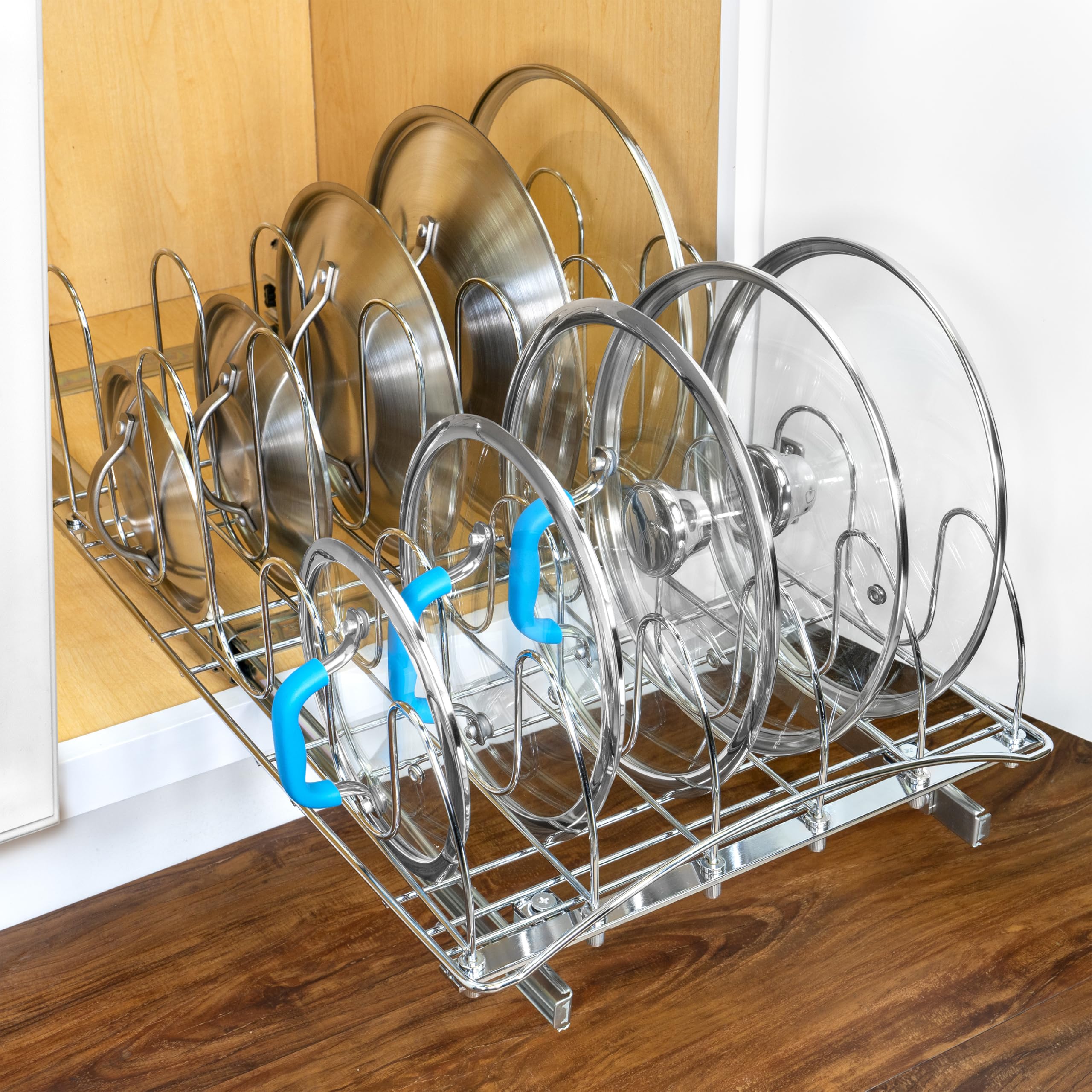 LYNK PROFESSIONAL chrome finish with lifetime warranty for durable kitchen organization