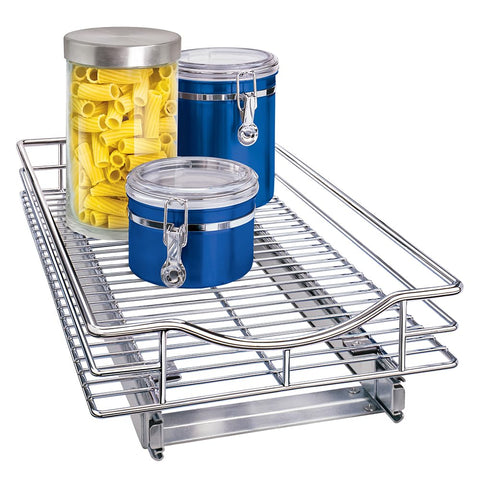 LYNK PROFESSIONAL pull-out cabinet organizer with 11x21 drawers for easy pantry access