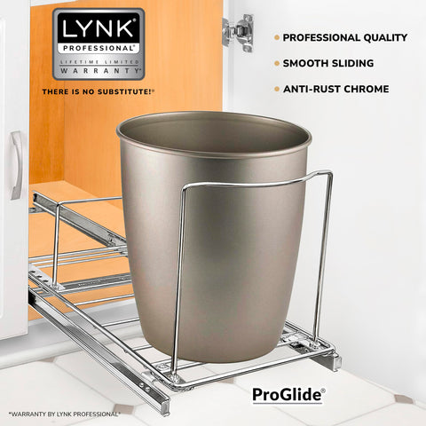 LYNK PROFESSIONAL drawer side-mount demonstrates space-saving installation.