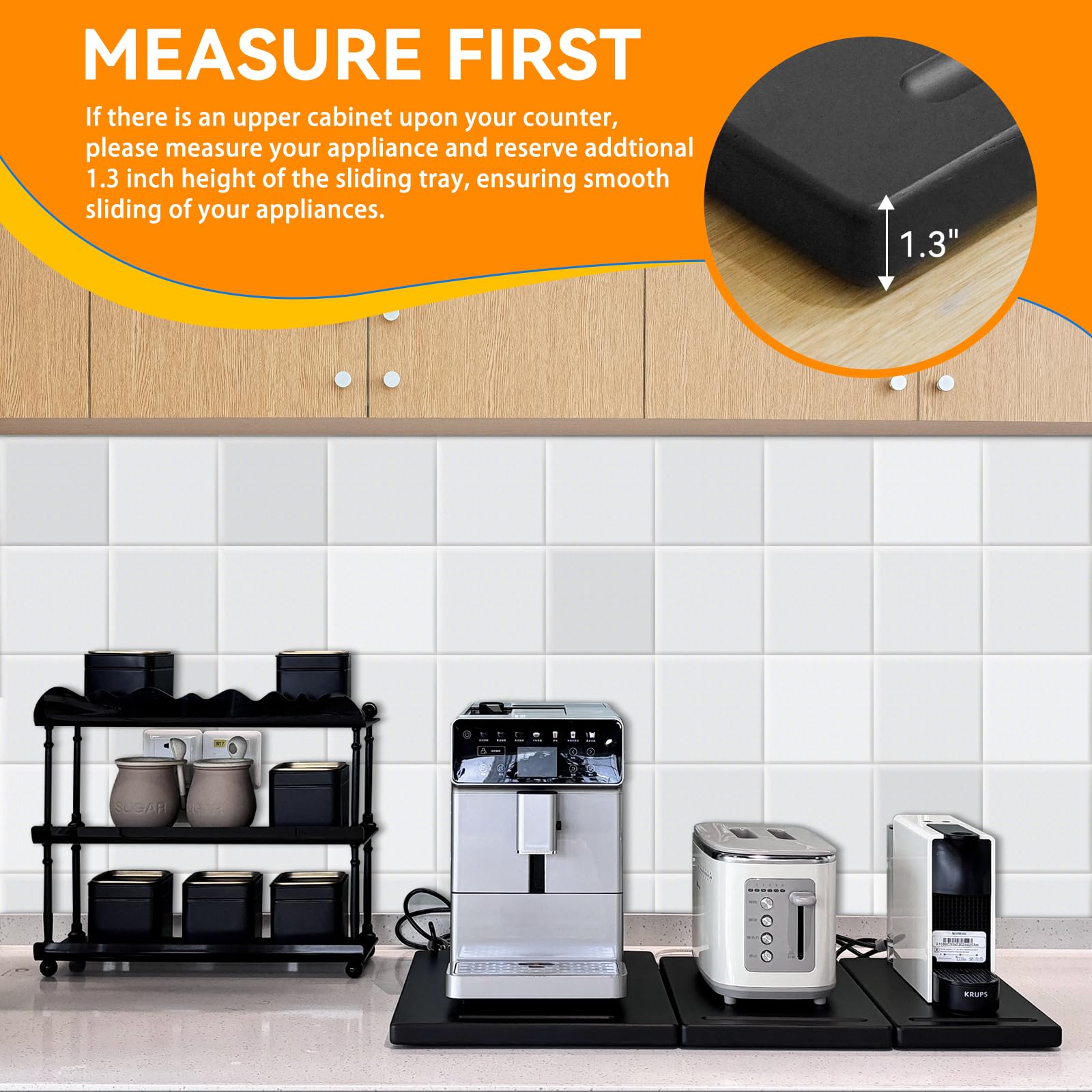 Lyonbi versatile size options fit various appliances with stability.