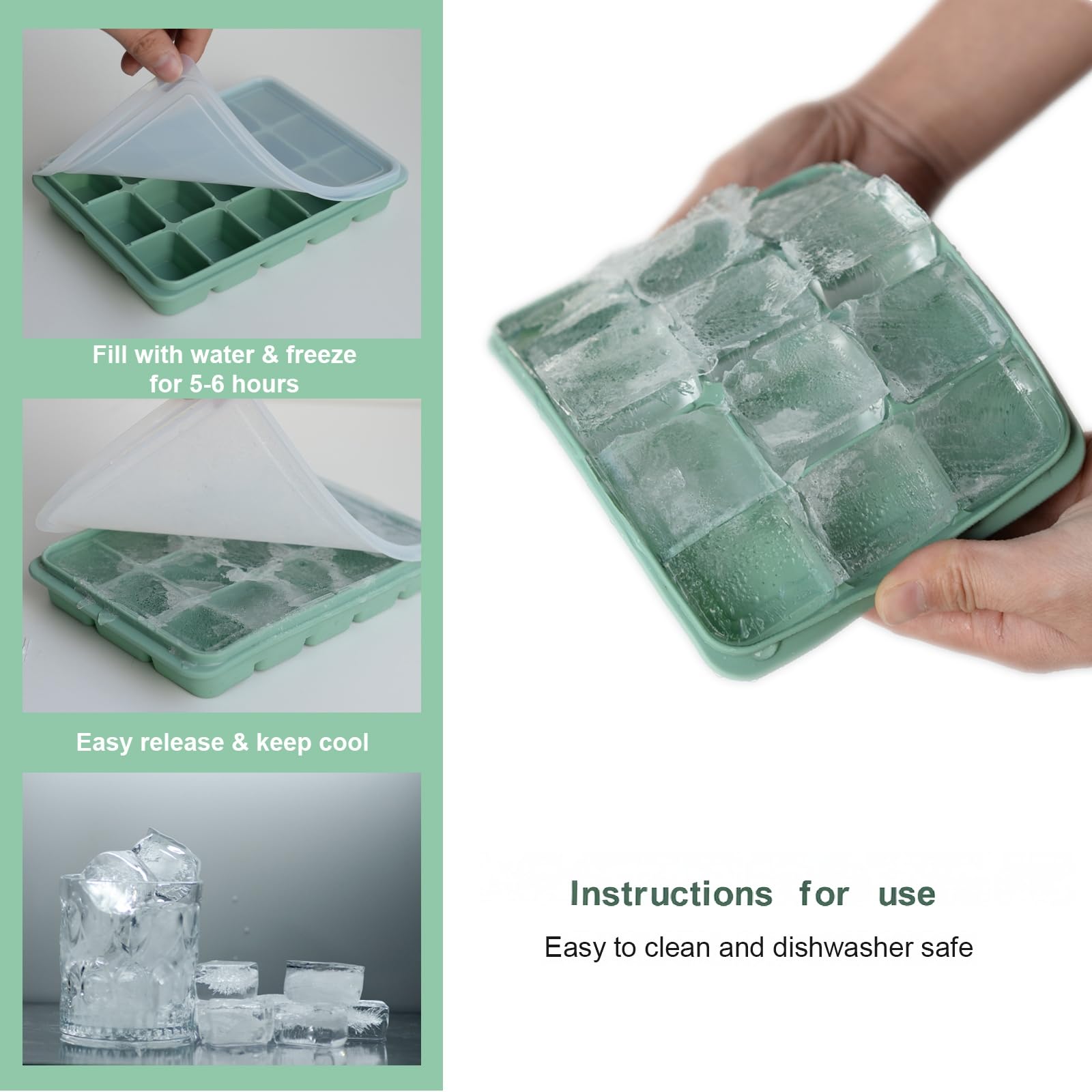 LYQOQYL dishwasher-safe design simplifies cleaning after parties