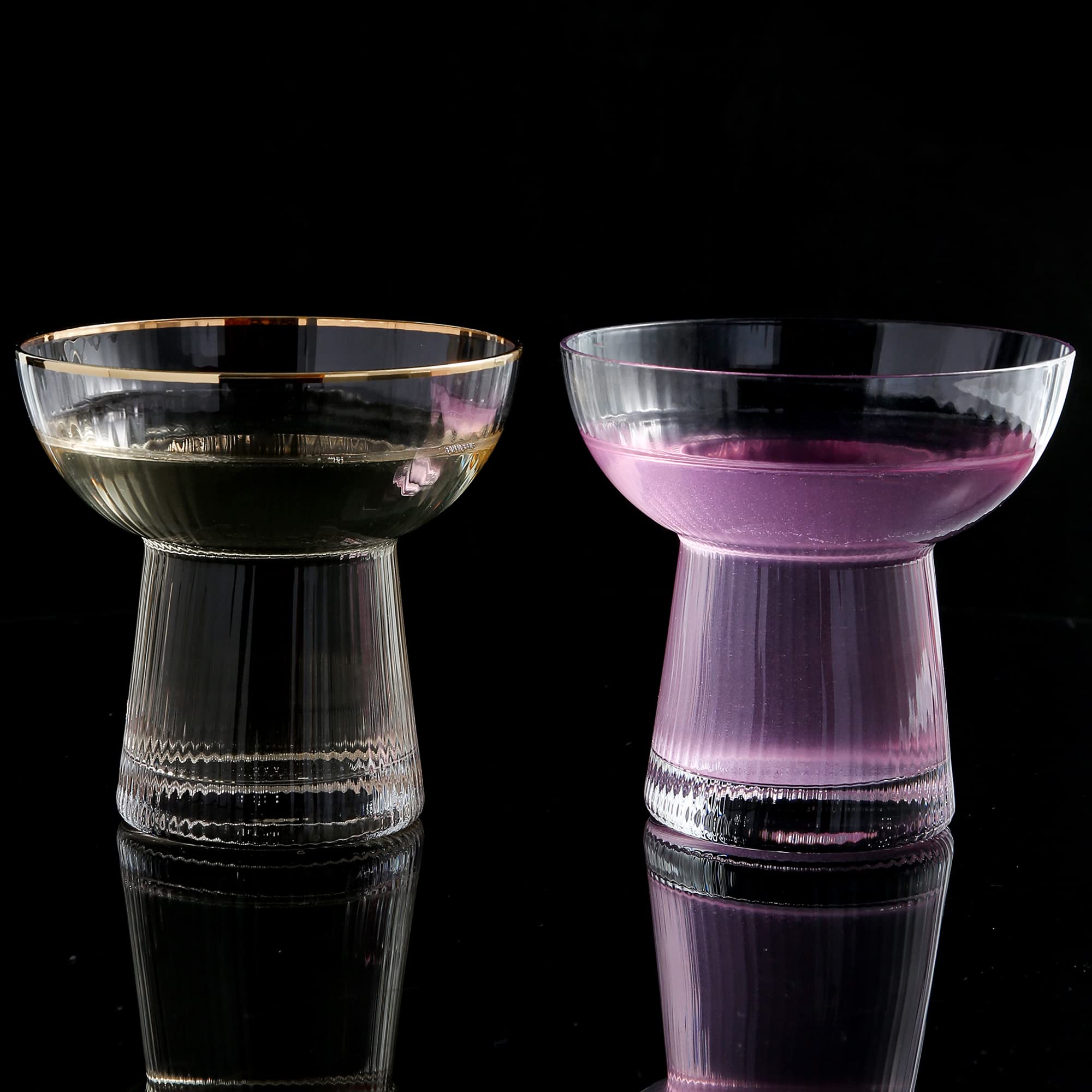 Lysenn hand-blown design showcases artisan craftsmanship with a timeless silhouette.