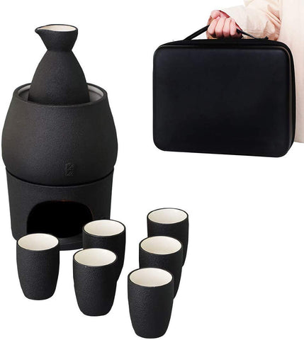 Lyty ceramic stove provides candle heat for gentle warming.