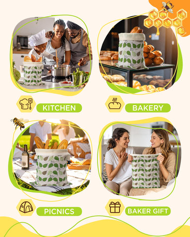 Lyvhoris gift-ready bread bags add eco-friendly style to baker's routines.